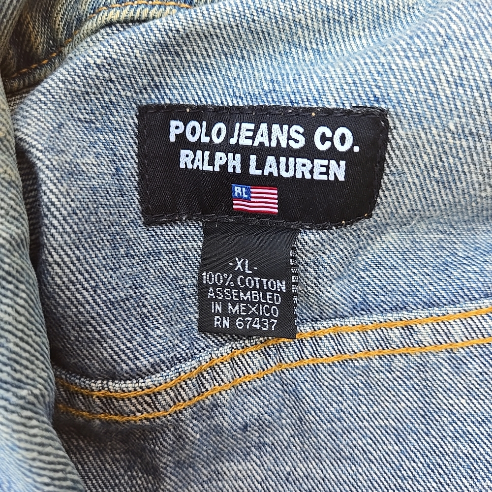 Classic Polo Blue Denim Jacket - Picture 4 of 5
